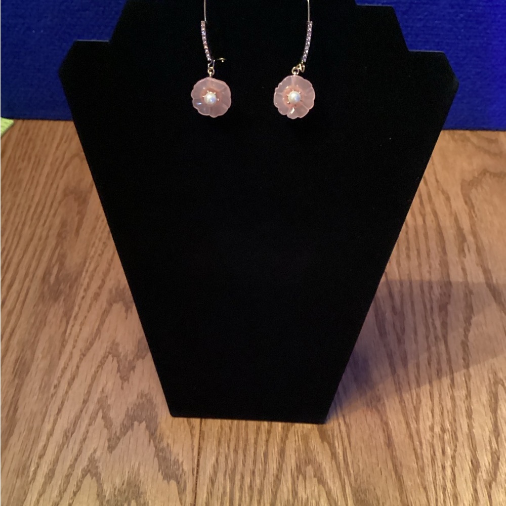 Betsey Johnson Pink Dangle Earrings